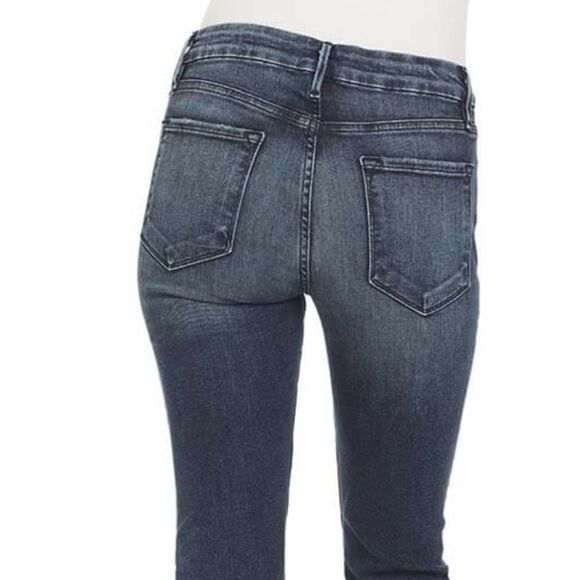 FRAME Denim Le Mini Boot Jethro Released Hem mid rise slim boot fit size 24 BNWT - Picture 3 of 13